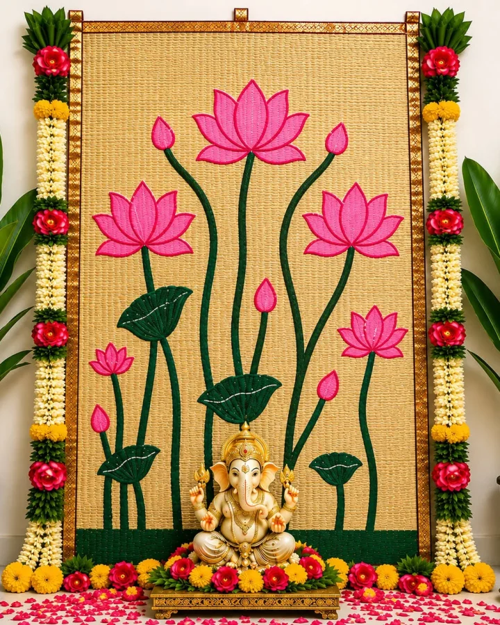 Lotus Handwoven Cora Mat Backdrop 6×4 ft