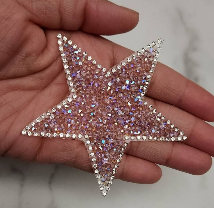 Rhinestone Star Patch